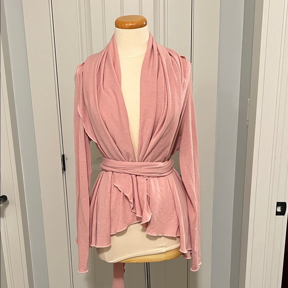 Convertible Diane Kroe Pink Women's Cardigan Sweater